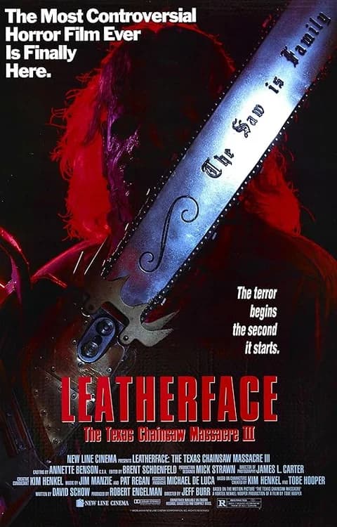 Leatherface: Texas Chainsaw Massacre III film posteri