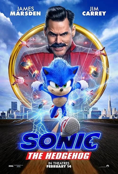 Sonic the Hedgehog film posteri
