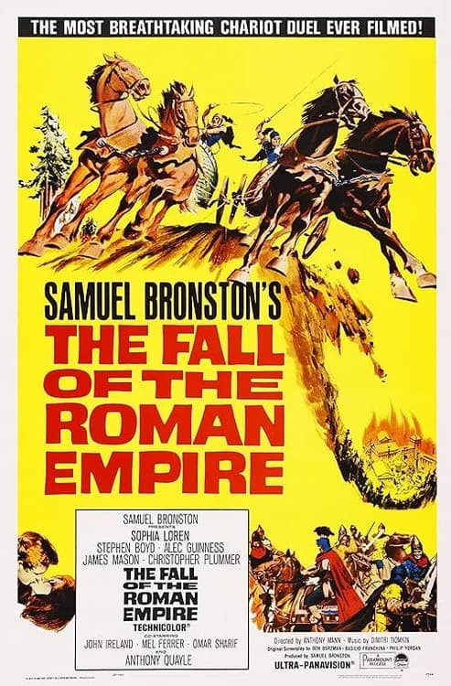 The Fall of the Roman Empire film posteri